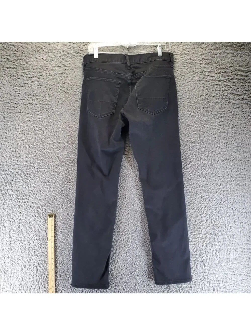 Banana Republic Jeans Mens 31x32 Black Slim Luxe Traveler Cotton Blend *Read*